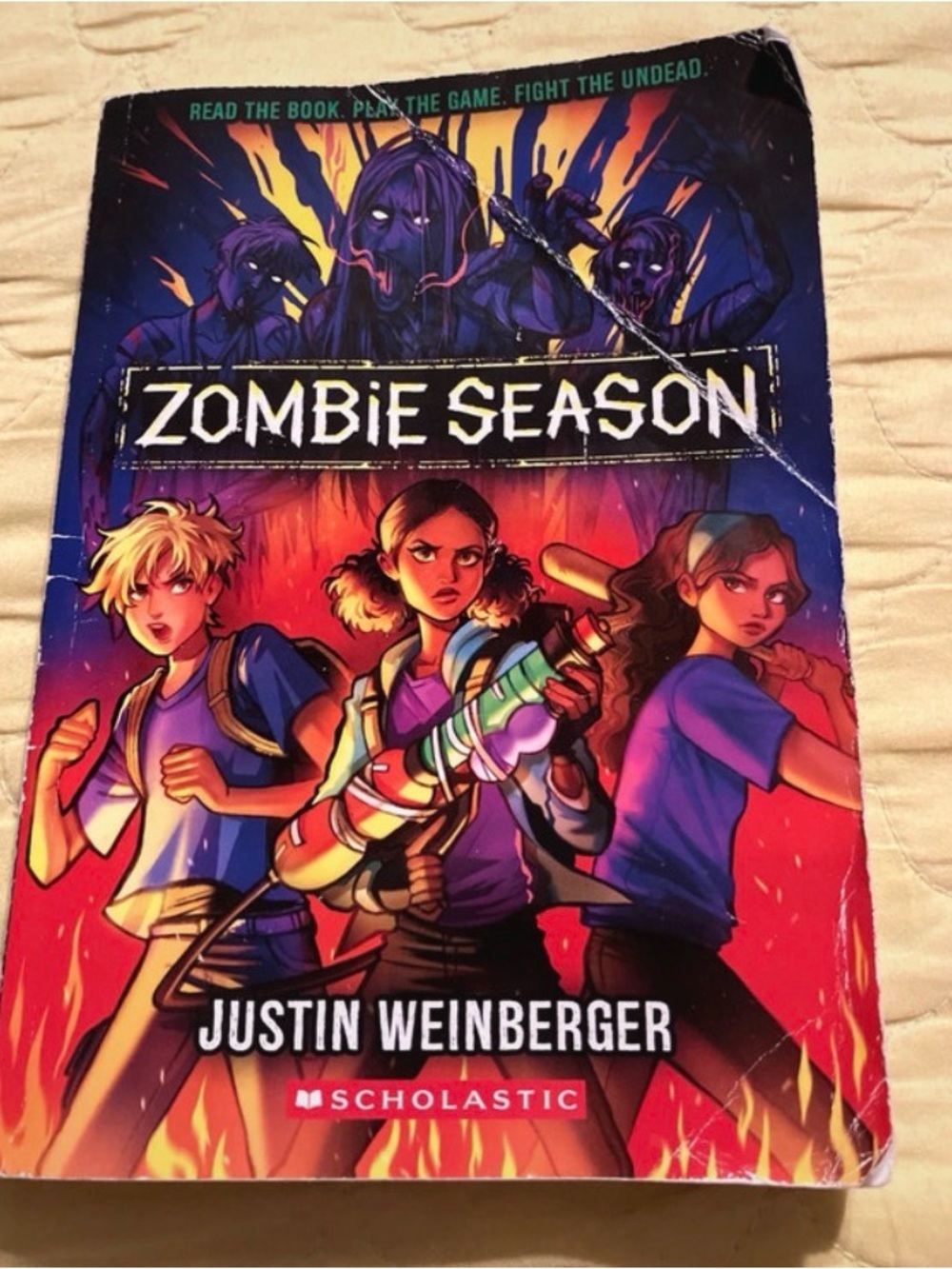 Scholastic Zombie Season Kids Costume - Purple, Blue, Red, Orange